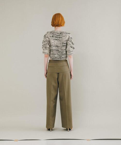 LAATO（ラート）の「lantern sleeve knit（ニット/セーター・レディース・ブラック/オフホワイト・FREE）」の19枚目の写真