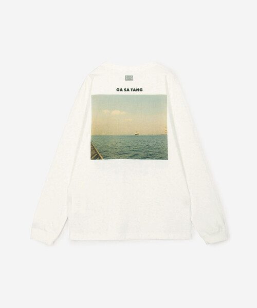 TANGTANG（タンタン）の「TANGTANG |〈別注〉長袖Tシャツ GASATANG/LASTHAZYKOBAY WOMEN（Tシャツ/カットソー・レディース・ホワイト・S）」の11枚目の写真