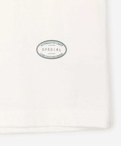 TANGTANG（タンタン）の「TANGTANG |〈別注〉長袖Tシャツ GASATANG/LASTHAZYKOBAY WOMEN（Tシャツ/カットソー・レディース・ホワイト・S）」の14枚目の写真
