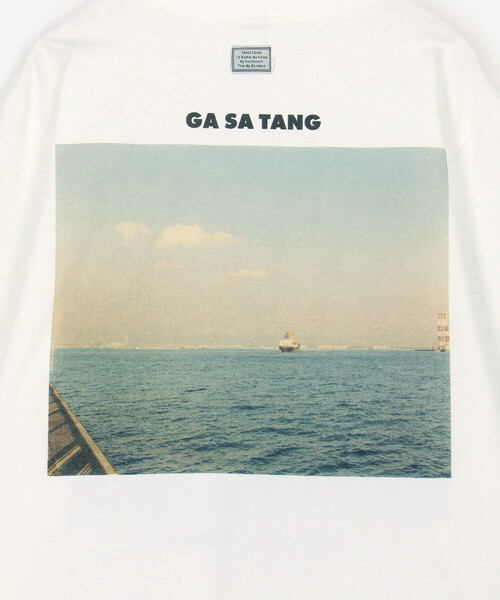 TANGTANG（タンタン）の「TANGTANG |〈別注〉長袖Tシャツ GASATANG/LASTHAZYKOBAY WOMEN（Tシャツ/カットソー・レディース・ホワイト・S）」の16枚目の写真