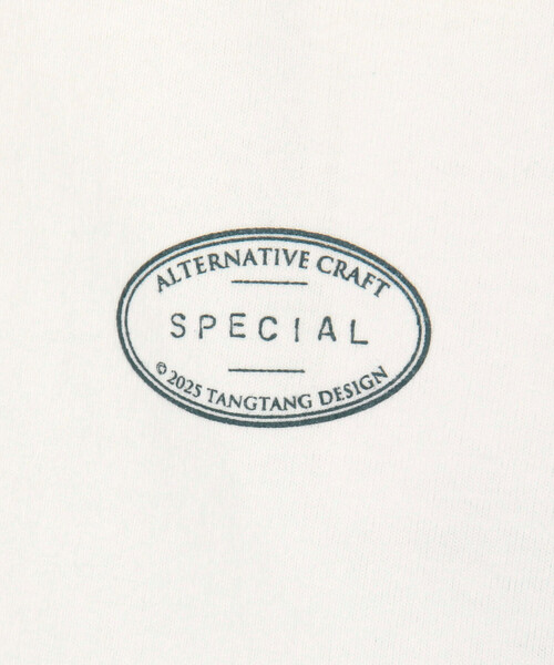 TANGTANG（タンタン）の「TANGTANG |〈別注〉長袖Tシャツ GASATANG/LASTHAZYKOBAY WOMEN（Tシャツ/カットソー・レディース・ホワイト・S）」の17枚目の写真