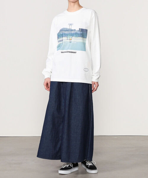 TANGTANG（タンタン）の「TANGTANG |〈別注〉長袖Tシャツ GASATANG/LASTHAZYKOBAY WOMEN（Tシャツ/カットソー・レディース・ホワイト・S）」の2枚目の写真