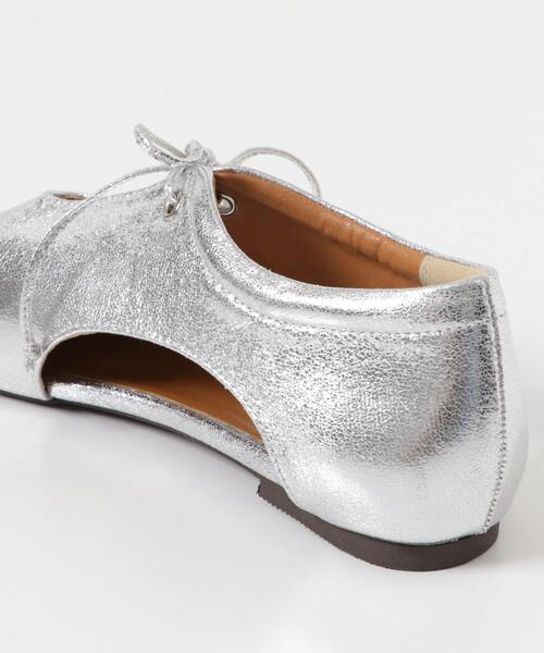 URBAN RESEARCH Sonny Label（アーバンリサーチサニーレーベル）の「スクエアトゥスリットパンプス（パンプス・レディース・シルバー/ブラック・SMALL/MEDIUM/LARGE）」の13枚目の写真