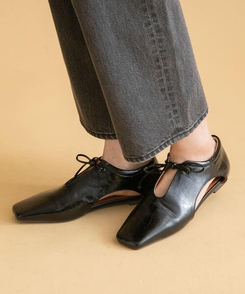 URBAN RESEARCH Sonny Label（アーバンリサーチサニーレーベル）の「スクエアトゥスリットパンプス（パンプス・レディース・シルバー/ブラック・SMALL/MEDIUM/LARGE）」の14枚目の写真