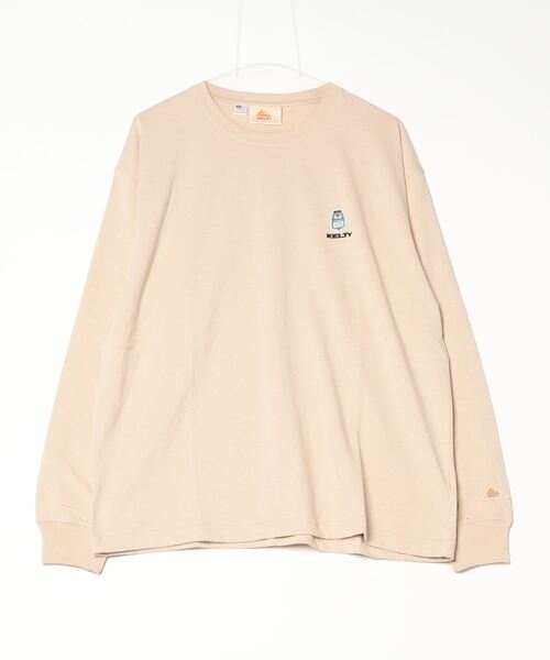 KELTY（ケルティ）の「デイパック　L/S Tシャツ（Tシャツ/カットソー・レディース・ベージュ/ネイビー/ブラック/ホワイト・XL/MEDIUM/S）」の3枚目の写真
