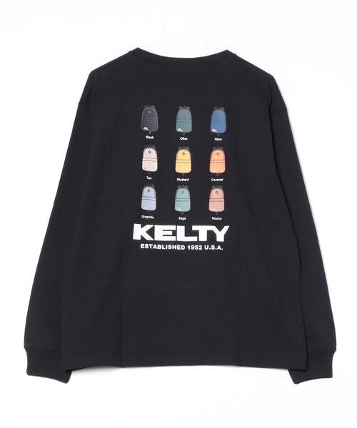 KELTY（ケルティ）の「デイパック　L/S Tシャツ（Tシャツ/カットソー・レディース・ベージュ/ネイビー/ブラック/ホワイト・XL/MEDIUM/S）」の5枚目の写真