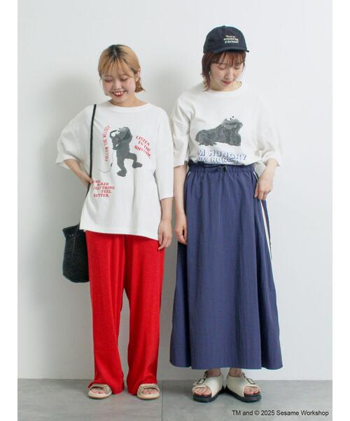 SM2（エスエムツー）の「【SESAME STREET meets SM2】フォトプリントTシャツ（Tシャツ/カットソー・レディース・レッド/ブルー・F）」の4枚目の写真