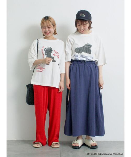 SM2（エスエムツー）の「【SESAME STREET meets SM2】フォトプリントTシャツ（Tシャツ/カットソー・レディース・レッド/ブルー・F）」の5枚目の写真