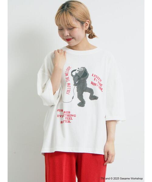 SM2（エスエムツー）の「【SESAME STREET meets SM2】フォトプリントTシャツ（Tシャツ/カットソー・レディース・レッド/ブルー・F）」の17枚目の写真
