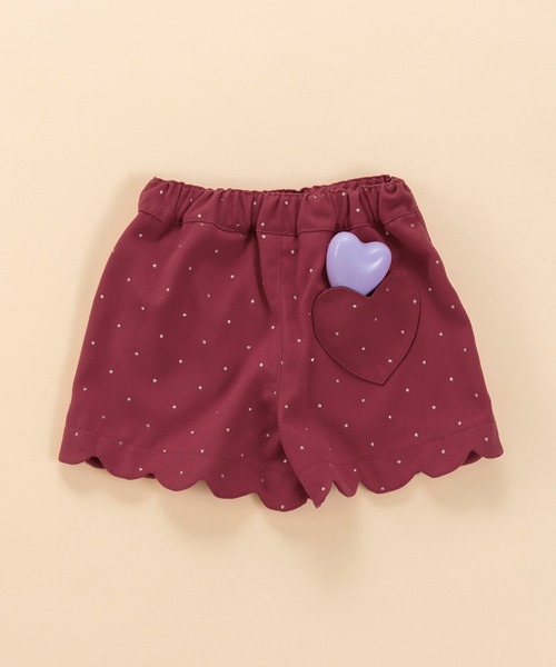 BRANSHES（ブランシェス）の「【マシュマロ】裾スカラップショートパンツ（その他パンツ・キッズ・エンジ/ネイビー/カラフル/ブラック/ブラウン/その他1・110/120/140/150/90/100/80/130）」の4枚目の写真