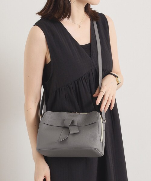 ITS'DEMO（イッツデモ）の「◆＜かるバッグ＞ミニショルダー（ショルダーバッグ・レディース・グレー/ナチュラル/ブラック/ピンク系・00）」の3枚目の写真