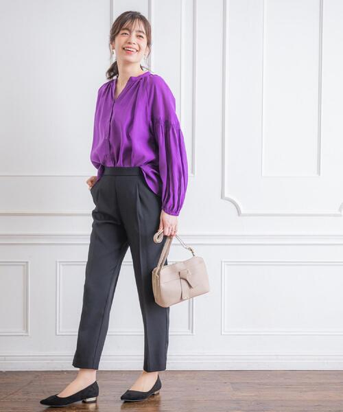 ITS'DEMO（イッツデモ）の「◆＜かるバッグ＞ミニショルダー（ショルダーバッグ・レディース・グレー/ナチュラル/ブラック/ピンク系・00）」の7枚目の写真