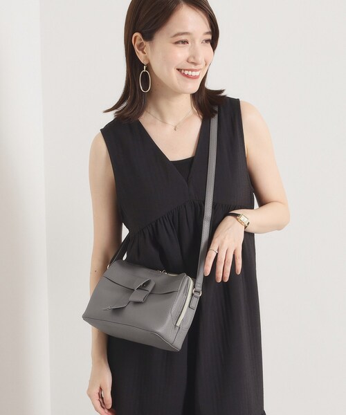 ITS'DEMO（イッツデモ）の「◆＜かるバッグ＞ミニショルダー（ショルダーバッグ・レディース・グレー/ナチュラル/ブラック/ピンク系・00）」の8枚目の写真