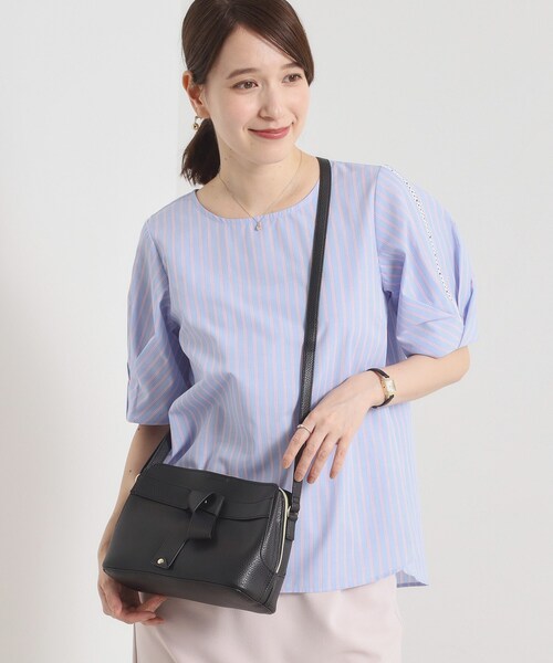 ITS'DEMO（イッツデモ）の「◆＜かるバッグ＞ミニショルダー（ショルダーバッグ・レディース・グレー/ナチュラル/ブラック/ピンク系・00）」の10枚目の写真