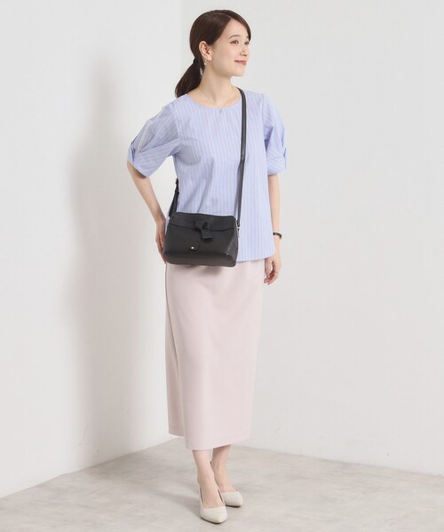 ITS'DEMO（イッツデモ）の「◆＜かるバッグ＞ミニショルダー（ショルダーバッグ・レディース・グレー/ナチュラル/ブラック/ピンク系・00）」の11枚目の写真