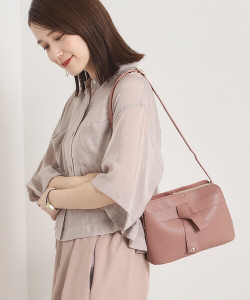 ITS'DEMO（イッツデモ）の「◆＜かるバッグ＞ミニショルダー（ショルダーバッグ・レディース・グレー/ナチュラル/ブラック/ピンク系・00）」の14枚目の写真