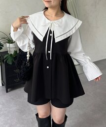 prose verse | ビッグレースカラーＡラインブラウス(シャツ/ブラウス)