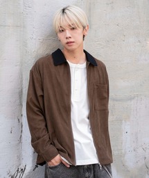WEGO/コーデュロイシャツジャケット