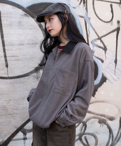WEGO(ウィゴー)の「WEGO/コーデュロイシャツジャケット(ブルゾン・メンズ・ブラウン/チャコール・MEDIUM/LARGE)」の16枚目の写真