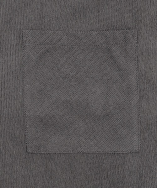 WEGO(ウィゴー)の「WEGO/コーデュロイシャツジャケット(ブルゾン・メンズ・ブラウン/チャコール・MEDIUM/LARGE)」の9枚目の写真