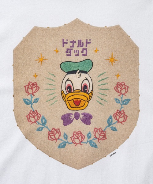 Disney（ディズニー）の「Donald Duck / T-shirt Designed by Koichiro Takagi（Tシャツ/カットソー・メンズ・ブラック/ホワイト・XX-LARGE/X-LARGE/LARGE/MEDIUM）」の5枚目の写真
