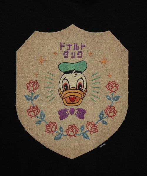 Disney（ディズニー）の「Donald Duck / T-shirt Designed by Koichiro Takagi（Tシャツ/カットソー・メンズ・ブラック/ホワイト・XX-LARGE/X-LARGE/LARGE/MEDIUM）」の11枚目の写真