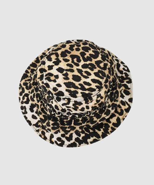 GANNI(ガニー)の「Washed Cotton Canvas Bucket Hat Leo(ハット・レディース・レオパード・XS-S/M-L)」の3枚目の写真