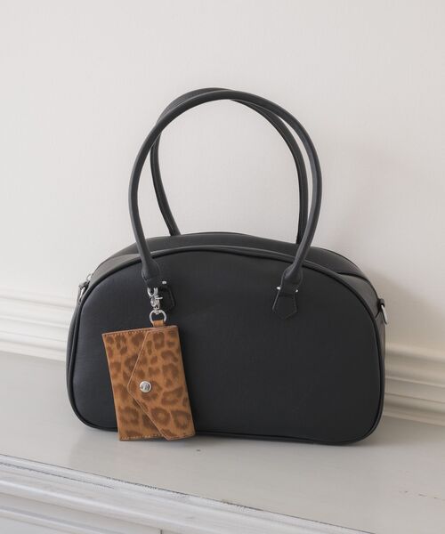 ems excite（エムズエキサイト）の「BIGボストンバッグ（ショルダーバッグ・レディース・ブラック/ブラウン/キャメル・ONE SIZE）」の5枚目の写真