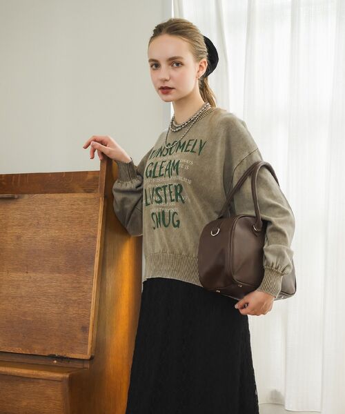 ems excite（エムズエキサイト）の「BIGボストンバッグ（ショルダーバッグ・レディース・ブラック/ブラウン/キャメル・ONE SIZE）」の18枚目の写真