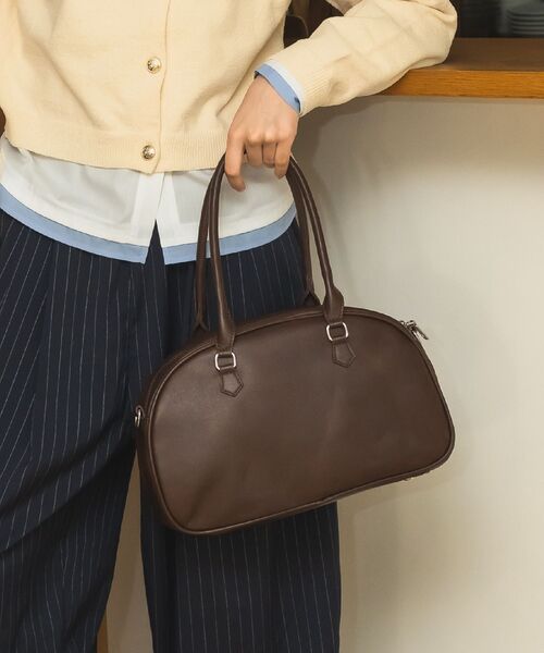 ems excite（エムズエキサイト）の「BIGボストンバッグ（ショルダーバッグ・レディース・ブラック/ブラウン/キャメル・ONE SIZE）」の19枚目の写真