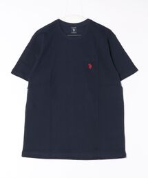 【U.S. POLO ASSN】ワンポイント刺繍コットンTシャツ