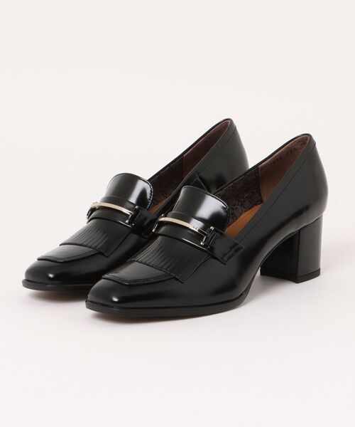 MACKINTOSH LONDON(マッキントッシュ ロンドン)の「フリンジヒールアップローファー(ローファー・レディース・ブラック/サンドベージュ・22.5cm/23.0cm/23.5cm/24.0cm/24.5cm)」の2枚目の写真