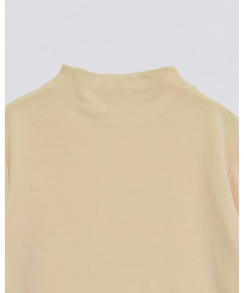 kiehtova（キエトヴァ）の「【kiehtova】SMOOTH SIDE SLIT TOPS/スムース サイドスリット トップス（Tシャツ/カットソー・レディース・アイボリー/グレー/ブラック・FREE）」の18枚目の写真