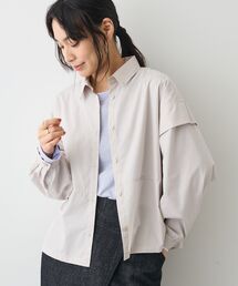 CRAFT STANDARD BOUTIQUE(クラフトスタンダードブティック)の「パネルデザインワイドシャツ(シャツ/ブラウス)」