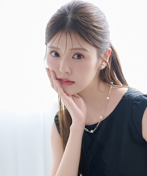 TOCCA(トッカ)の「WITH HEART EARRINGS イヤリング(イヤリング・レディース・ブラック系/ホワイト系・F)」の6枚目の写真