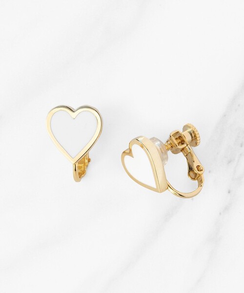 TOCCA(トッカ)の「WITH HEART EARRINGS イヤリング(イヤリング・レディース・ブラック系/ホワイト系・F)」の21枚目の写真