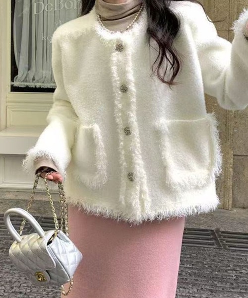 フリンジジャケット ﾌﾘﾝｼﾞﾆｯﾄｼﾞｬｹｯﾄ（ノーカラージャケット）｜CADBURY