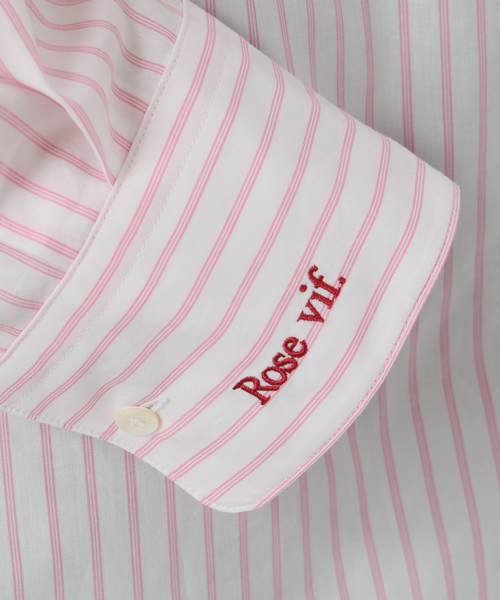 SLOBE IENA（スローブイエナ）の「《WEB限定/追加2》HAPPYCOLOR SHIRT（シャツ/ブラウス・レディース・ブラウン/サックスブルー・FREE）」の3枚目の写真