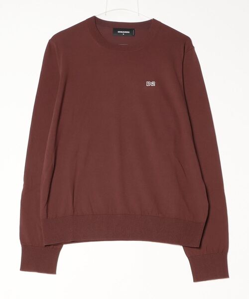DSQUARED2（ディースクエアード）の「D2 Cotton Crewneck/0252（ニット/セーター・メンズ・ネイビー/ブラック/チョコ・S/M/L）」の3枚目の写真