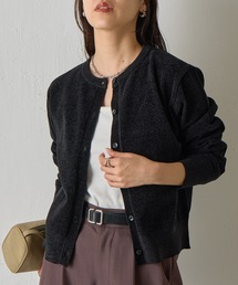 COLONY 2139 | ベロアモールクルーネックカーディガン(カーディガン/ボレロ)