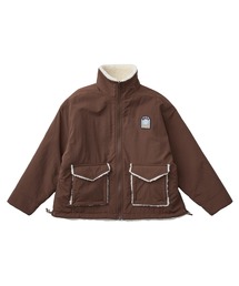 ROXY（ロキシー）の「MINI CHEER UP/ロキシーキッズリバーシブルモコモコボアブルゾン（ブルゾン）」