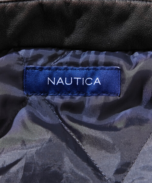 FREAK'S STORE(フリークスストア)の「NAUTICA/ノーティカ フェード レザレットジップブルゾン(ブルゾン・レディース・ブラウン/ブラック・フリ-)」の6枚目の写真