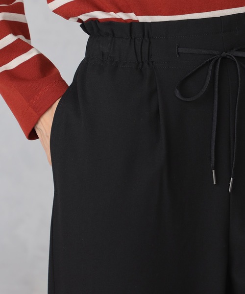 GALLORIA（ギャローリア）の「ドロストワイドパンツ（その他パンツ・レディース・ブラック/モカ/グレー・M/S/LL/L）」の6枚目の写真