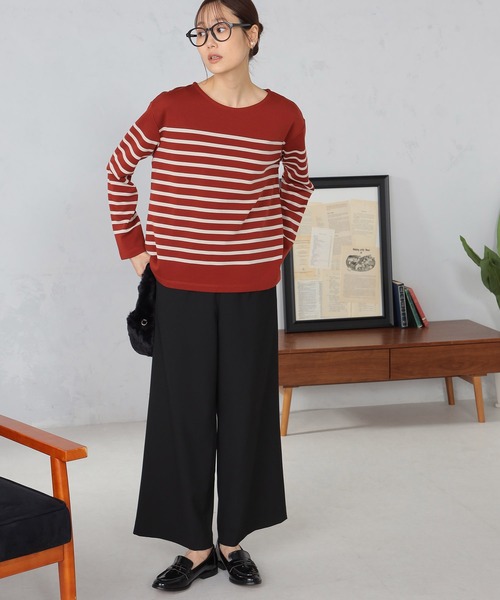 GALLORIA（ギャローリア）の「ドロストワイドパンツ（その他パンツ・レディース・ブラック/モカ/グレー・M/S/LL/L）」の5枚目の写真