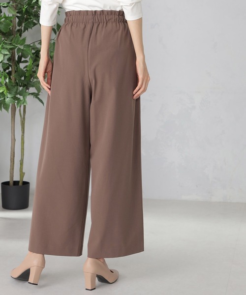 GALLORIA（ギャローリア）の「ドロストワイドパンツ（その他パンツ・レディース・ブラック/モカ/グレー・M/S/LL/L）」の10枚目の写真
