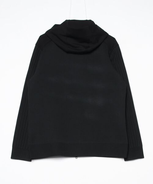 HIGH STREET(ハイストリート)の「ニットコンビフーディーBL(ブルゾン・メンズ・ホワイト/ブラック・SMALL/MEDIUM/LARGE/LL)」の13枚目の写真