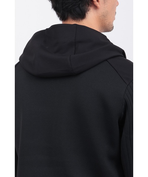 HIGH STREET(ハイストリート)の「ニットコンビフーディーBL(ブルゾン・メンズ・ホワイト/ブラック・SMALL/MEDIUM/LARGE/LL)」の8枚目の写真