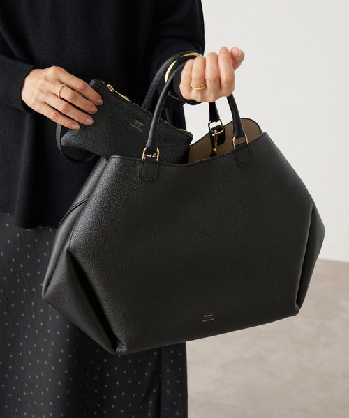 IENA／マニュエルミラノレザーバッグ Manuel MILANO/マニュエルミラノ フォルムレザーBAG バッグ 6368