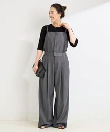 B.C STOCK（ベーセーストック）の「ウォッシャブル / 梳毛ライクキャミオールインワン（つなぎ/オールインワン）」