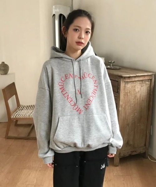 セール】【MUCENT】ブランド直輸入正規品/MUCENT ハートレタリング